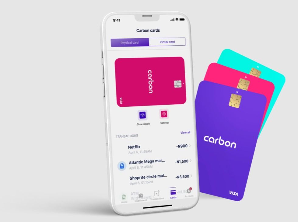 Nigerian fintech startup, Carbon inks five-year Visa deal