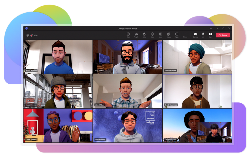 Avatars for Microsoft Teams begin rolling out to public preview