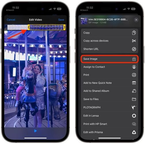 A maneira mais fácil de converter vídeo em animação GIF no iPhone