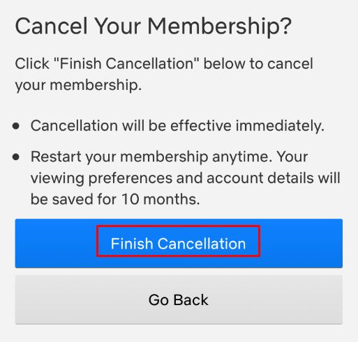 How to cancel Netflix