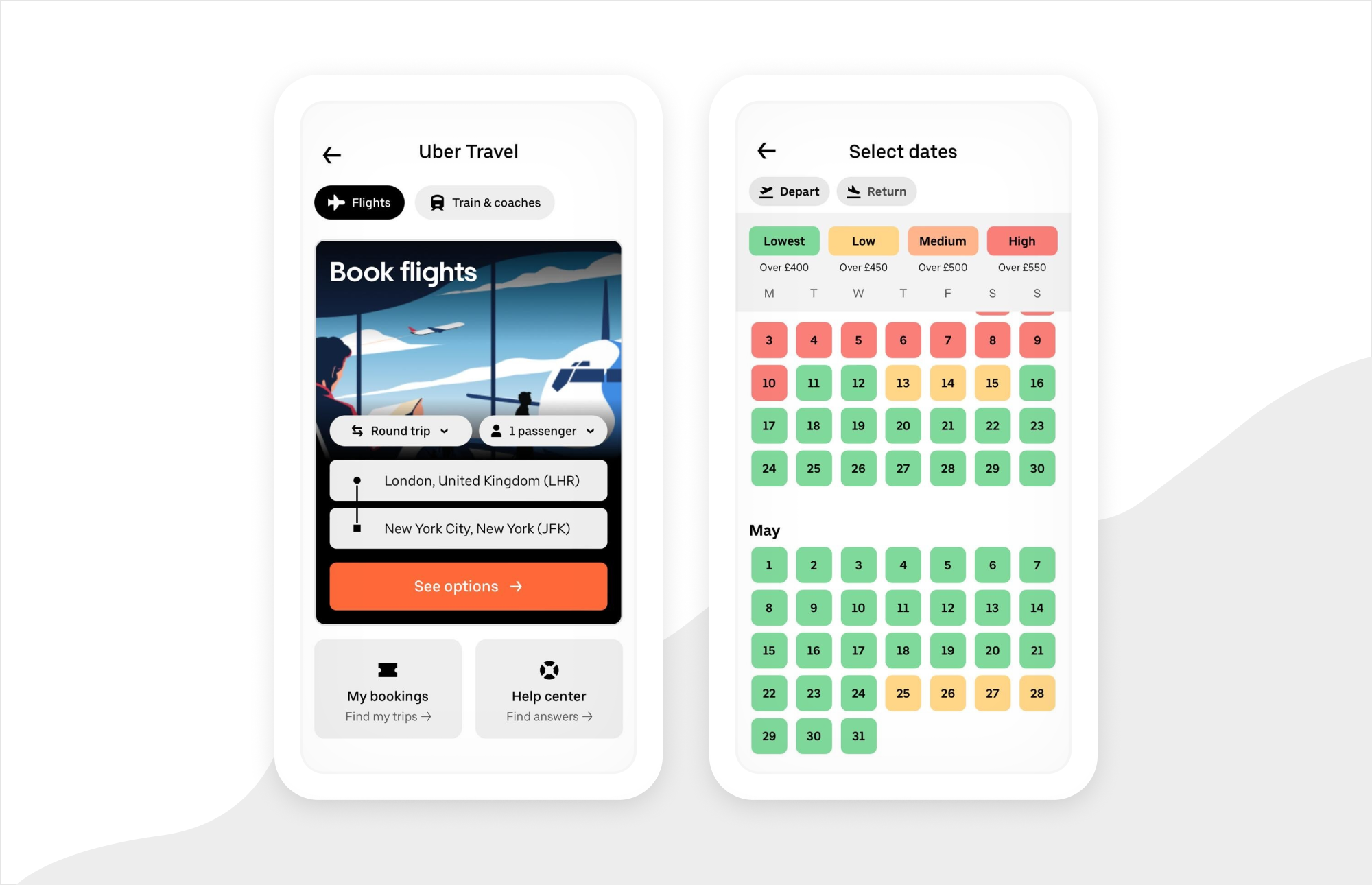 Uber launches flight bookings in the UK