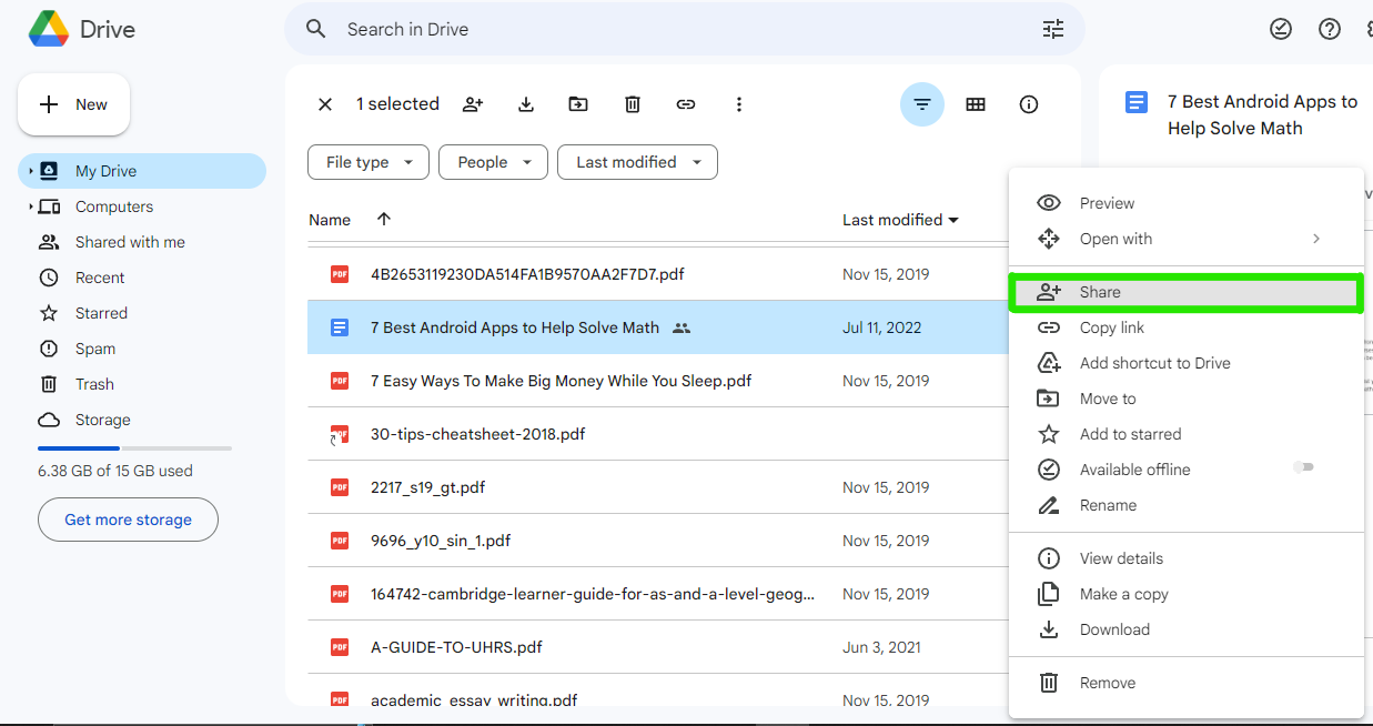 Share a Google Doc with a Non-Google User