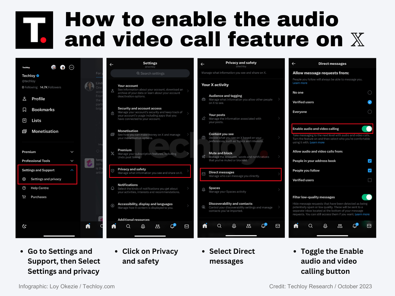 How to make audio and video calls on 