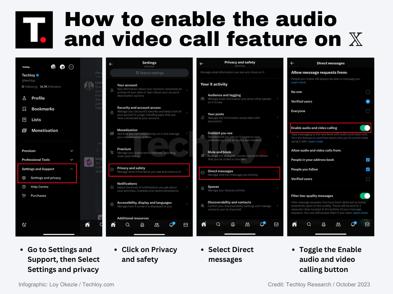 How to make audio and video calls on (formerly Twitter) Ghana Education