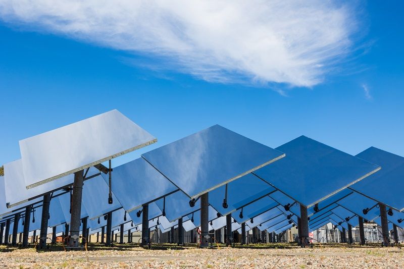 In Australia, mirrors are being used to generate solar power