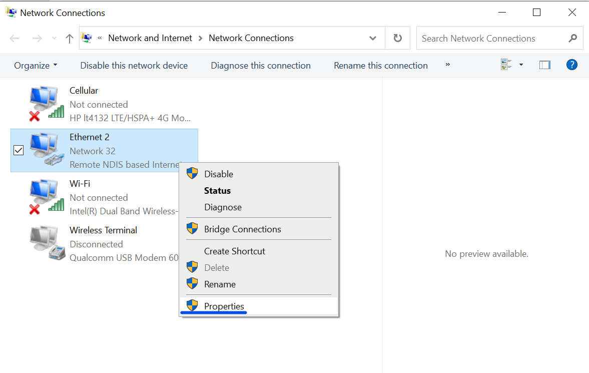 How to change your IP address (Windows 10)