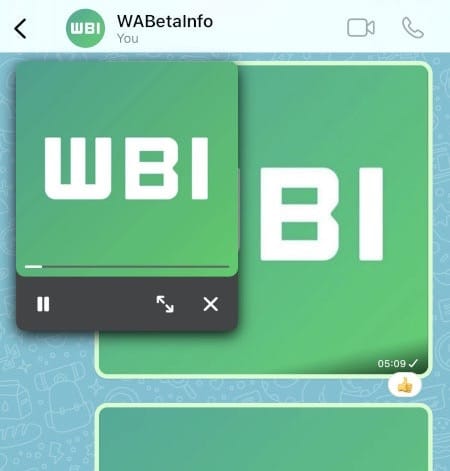 WhatsApp plans to add picture-in-picture option for videos