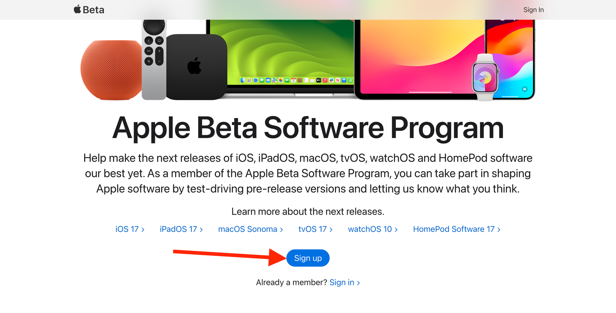 How to Join the Apple Beta Program