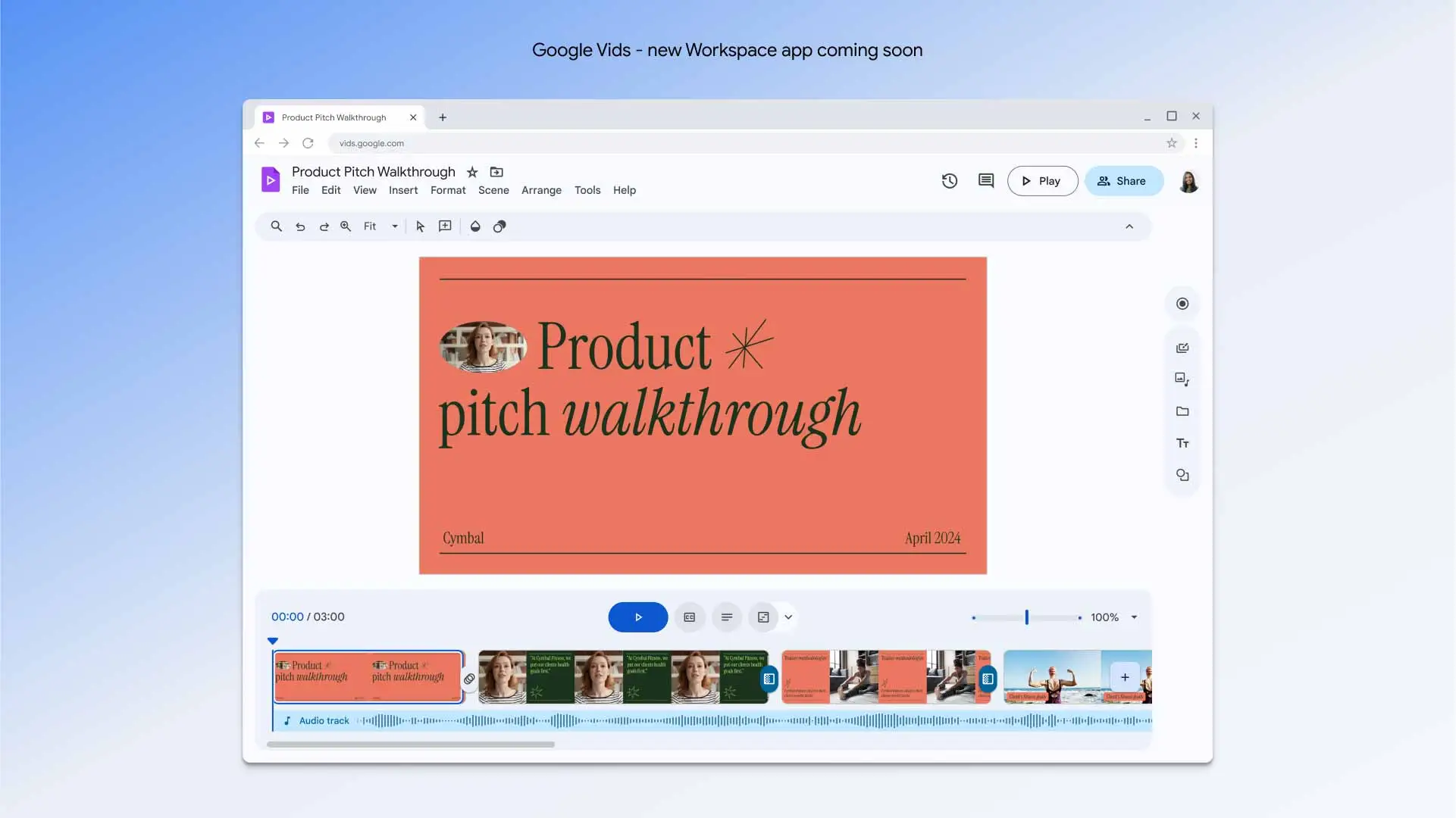 Google launches Vids, an AI-powered video creation app