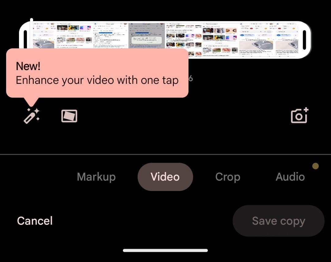 Google Photos Enhance your video
