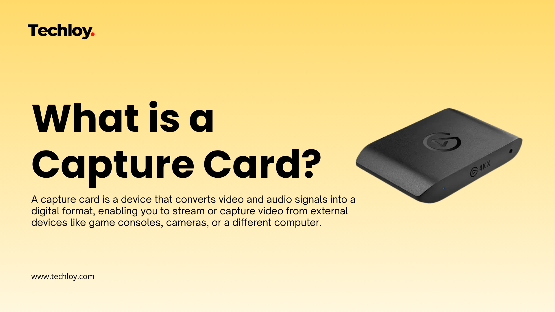 WHAT IS: Capture Card