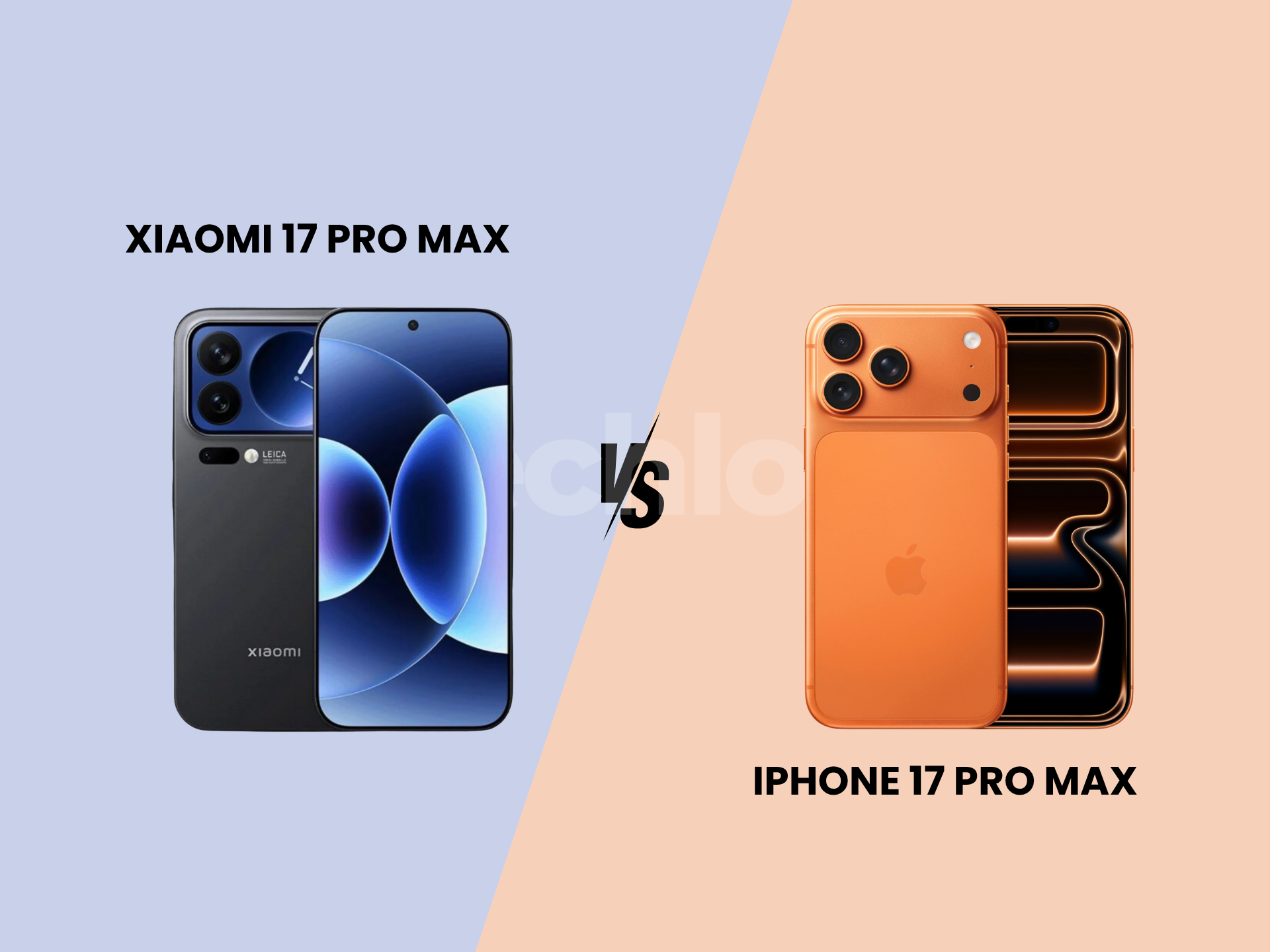 Xiaomi 17 Pro Max vs iPhone 17 Pro Max