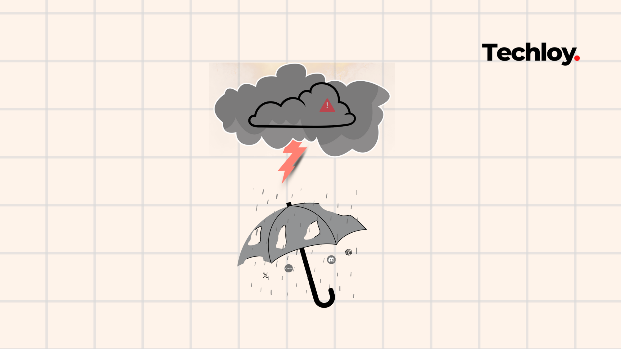 🌩️ When lightning hits the cloud, the internet flashes out
