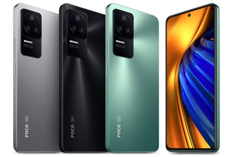 Xiaomi Poco F4 5G in different colours