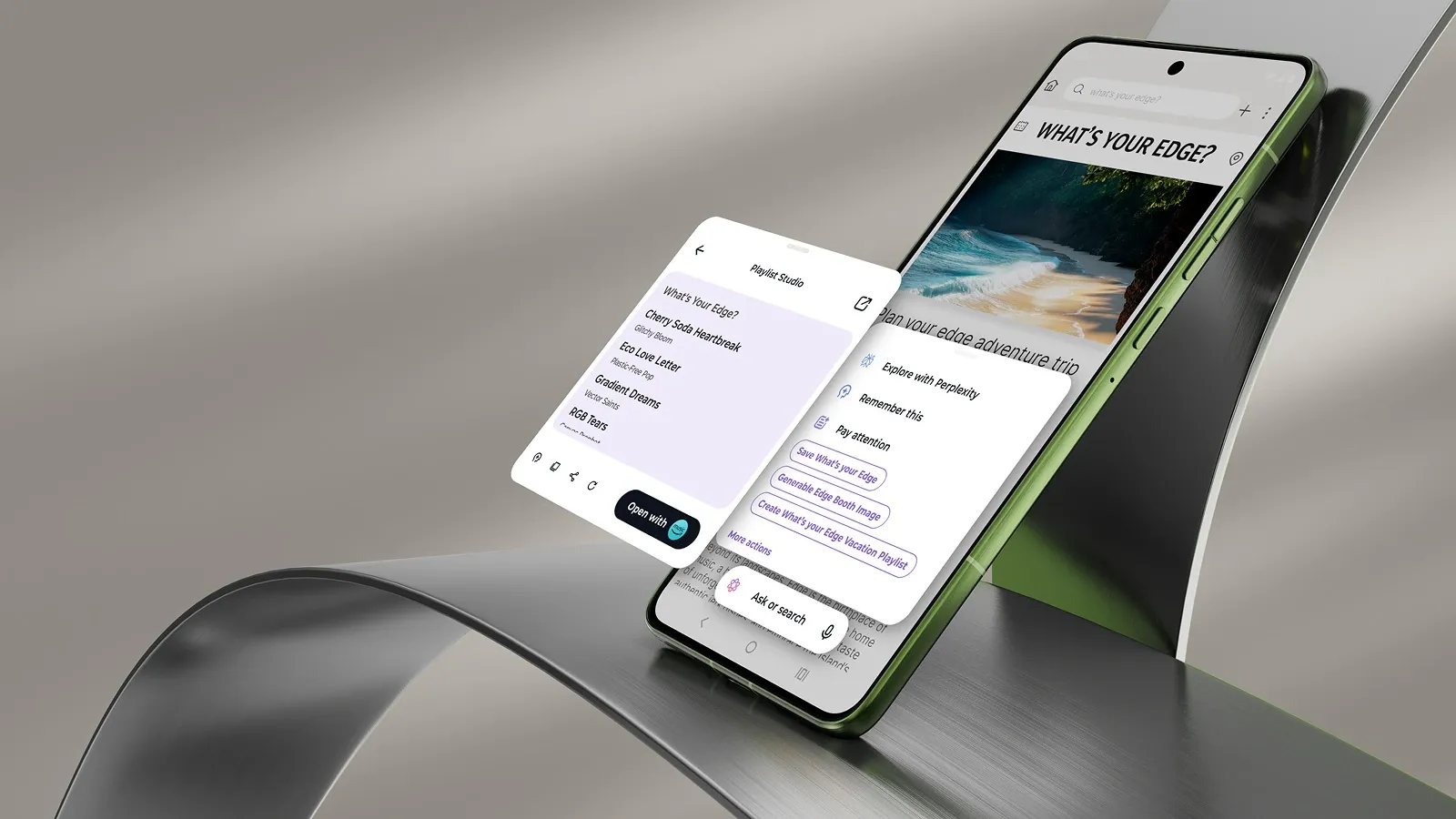 Moto AI feature on Motorola edge 70