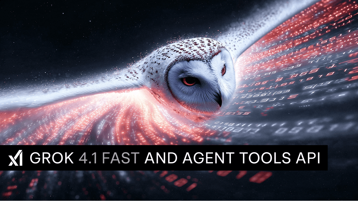 Grok 4.1 fast and agent tools api