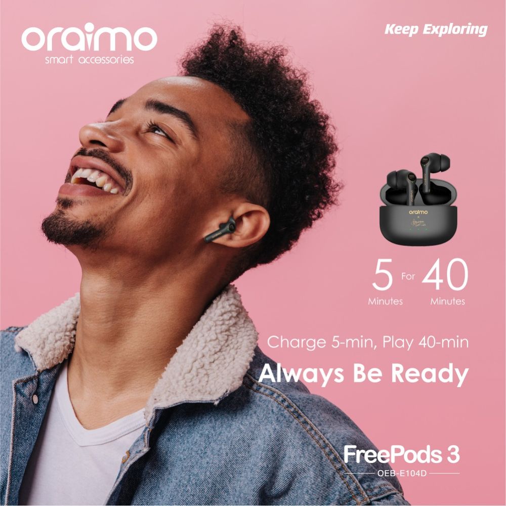 Get More Power On the Go with the New oraimo FreePods 3 post image