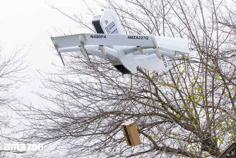 Amazon launches drone delivery trials in the US post image