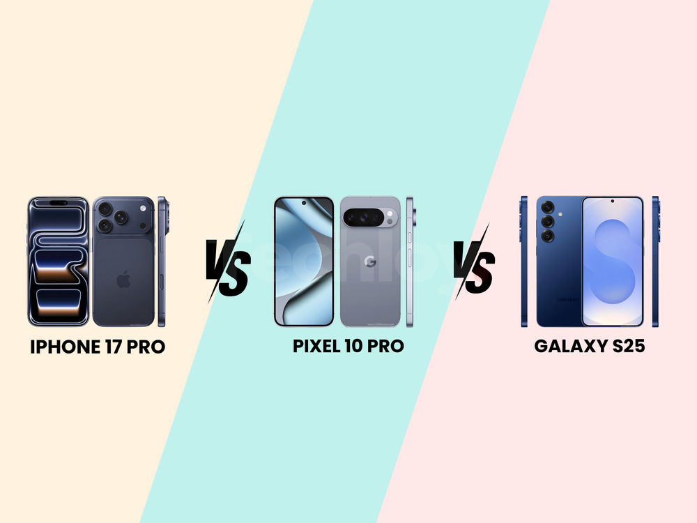 iPhone 17 Pro vs. Google Pixel 10 Pro vs. Samsung Galaxy S25 post image