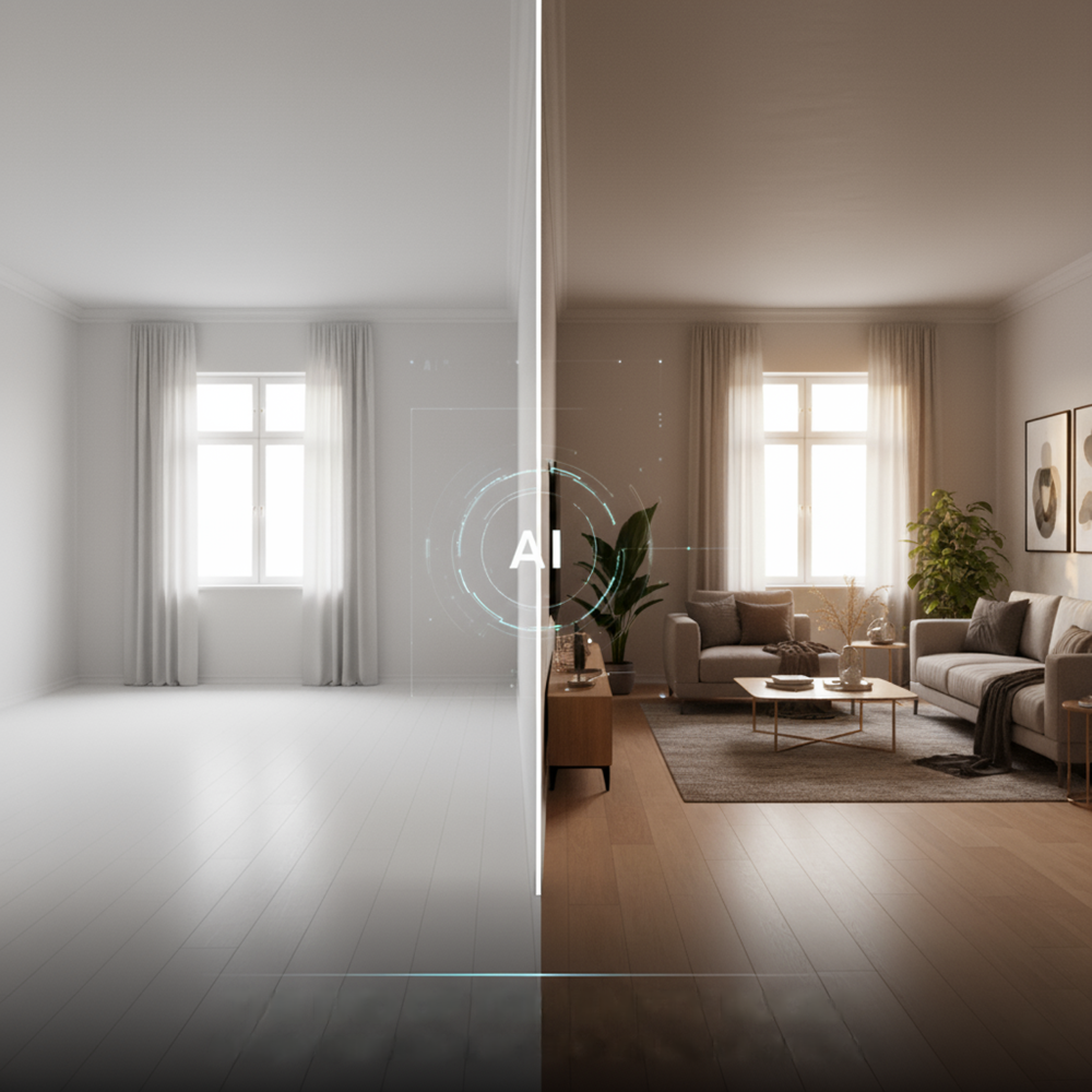 The End of the "Empty Room": How AI Rendering Apps Are Revolutionizing Proptech and Real Estate Marketing post image