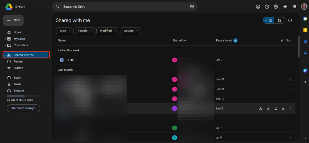 Block Google Drive Sharing