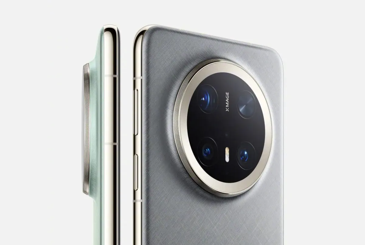 Huawei Mate 70 Air shown from the side and from the back