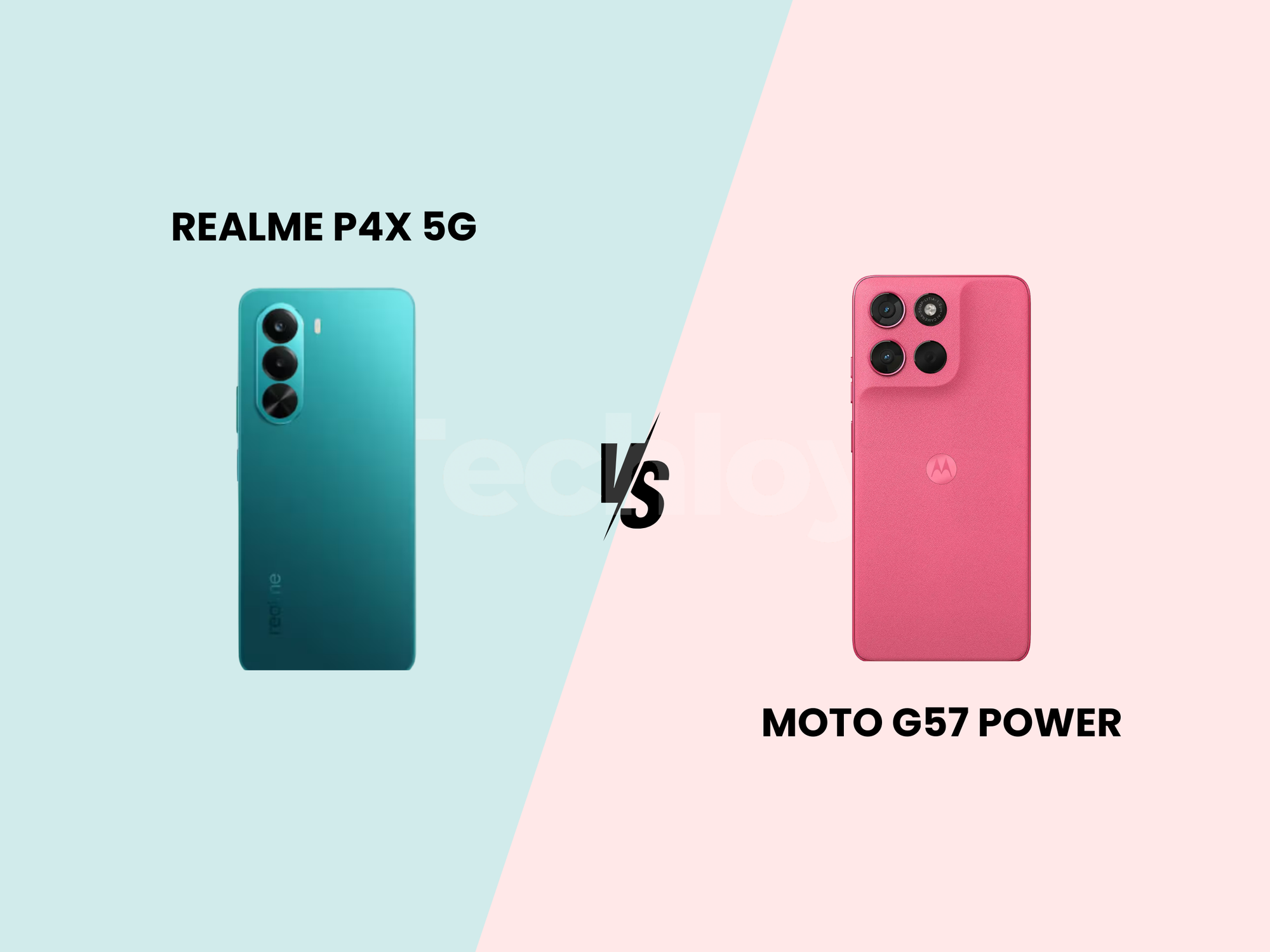 Realme P4x 5G vs Moto G57 Power post image
