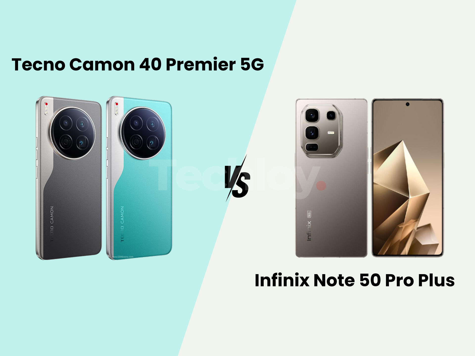TECNO Camon 40 Premier 5G vs. Infinix Note 50 Pro Plus: Which do you prefer? Post image