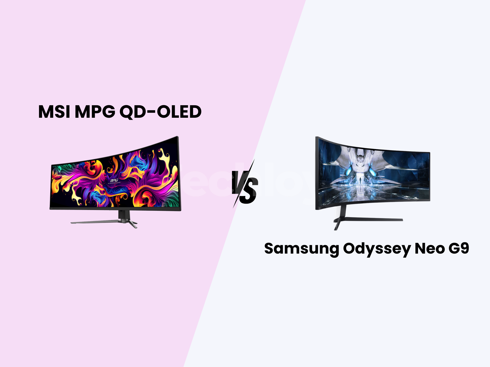 MSI MPG 491CQP QD-OLED vs. Samsung Odyssey Neo G9: Which Ultrawide Monitor Should You Buy? Post image