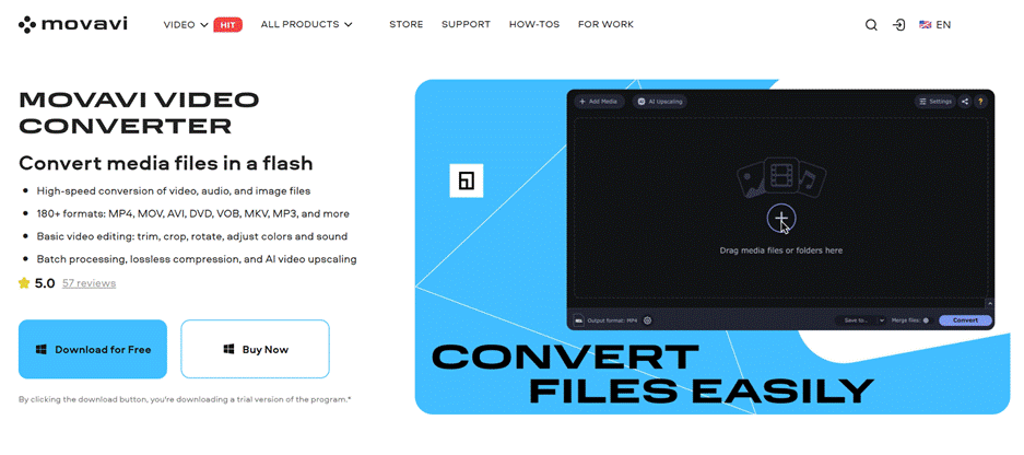 Movavi Video Converter Review: Speed, Compression, and AI Upscaling in One Tool Post image