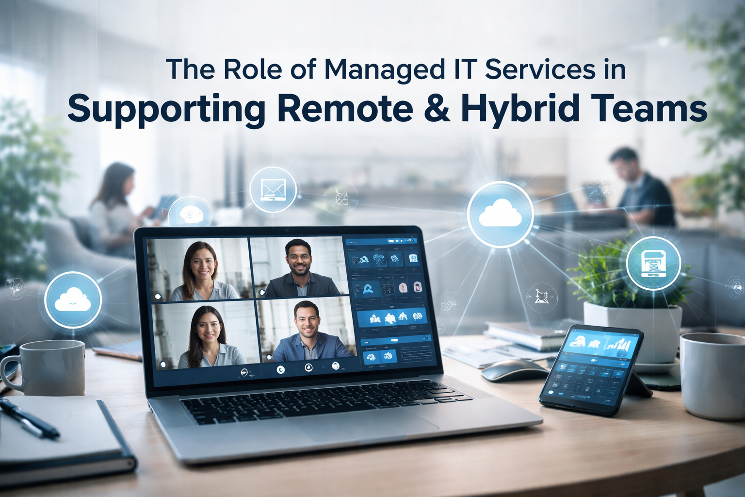 The Role of Managed IT Services in Supporting Remote & Hybrid Teams Post image
