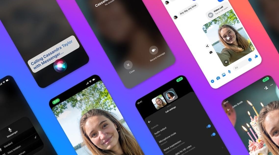 Meta adds HD calls, Siri integration, and AI features to Messenger Post image