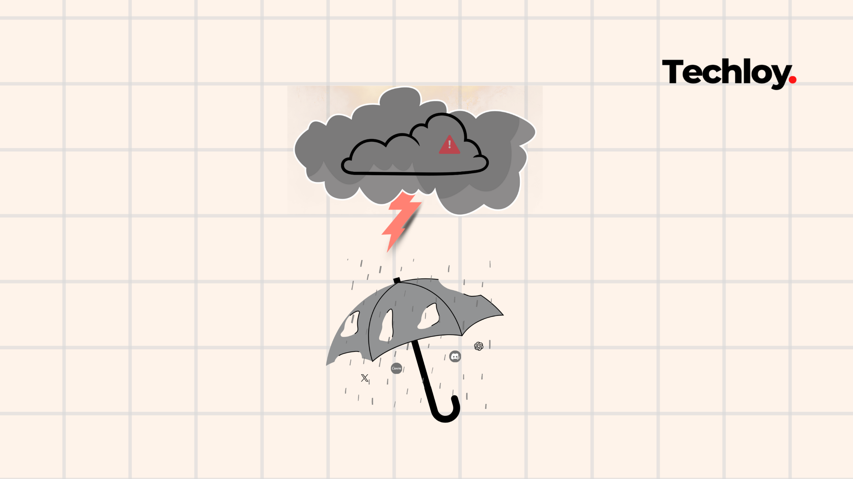 🌩️ When lightning hits the cloud, the internet flashes out Post image
