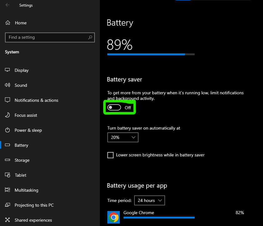 How to Enable Battery Saver on Windows PC