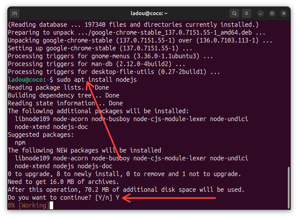 How to Install Node.js on Ubuntu Using the Package Manager